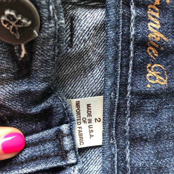 2006 Frankie B Ultra Low Rise Flare Jeans Size 2 - Picture 2 of 8